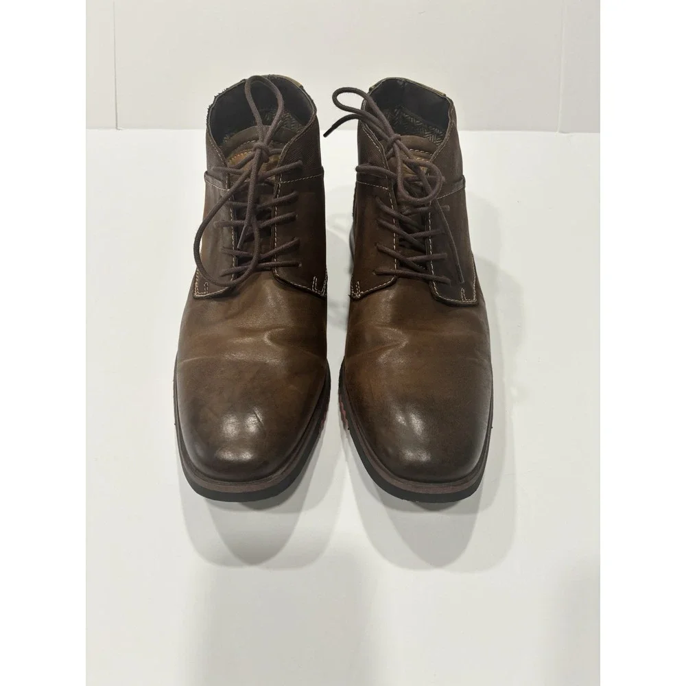 Steve Madden Mens 13 Chukka Boots  Leather Lace Up